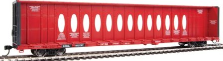 Walthers # 4819 72' Centerbeam Flatcar With Opera Windows BC Rail #871537 HO MIB for sale online