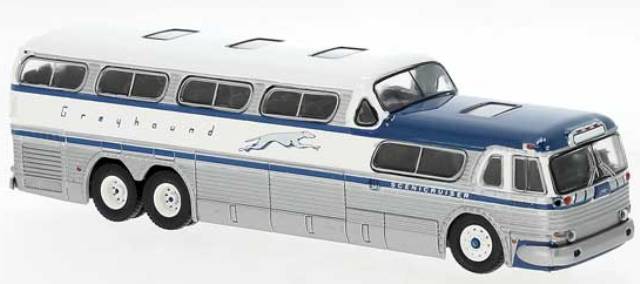 HO - 1954-1956 GMC PD-4501 Scenicruiser Bus -- Greyhound (As-Delivered)